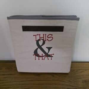 Thirty-One Canvas Storage Bin